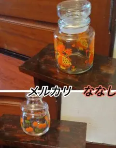 レトロ　アデリア　キャンディーポット　保存容器　2つのサムネイル