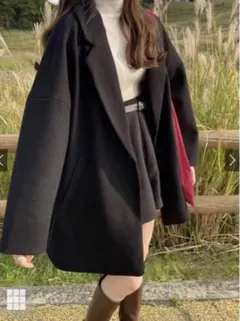 ルーズテーラードコート