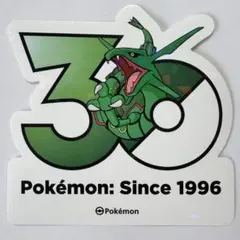 ポケモン　韓国限定　30周年ロゴ　ステッカー　レックウザ 韓国限定 ポケモン 30周年記念 ランダム ステッカー レックウザ - メルカリ