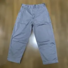 【美品】無印良品 MUJI Labo ／ ストレッチチノワイドクロップドパンツ