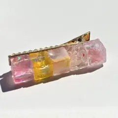 ヘアクリップ 彩寒天 あめのこばこ