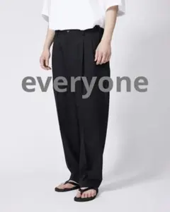 everyone polyester twill chef pants NAVY - メルカリ