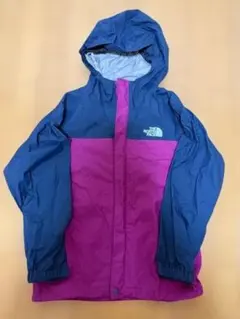THE NORTH FACE ジャケット 150 ネイビー/ピンク　レインウェア