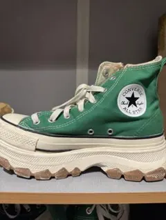 CONVERSE ALL STAR グリーン 厚底 ハイカット