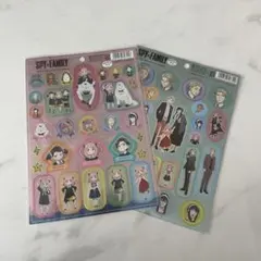 【まとめ買い割引有り】　スパイファミリー　シール　2枚セット