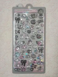 ボンボンドロップシール風 しろくろ