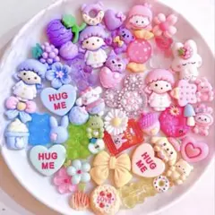 デコパーツ ハンドメイド パーツ レジン カボション まとめ売り 420