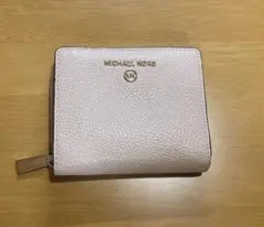 MICHAEL KORS二つ折りミニ財布　ピンク