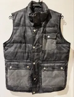 BEAMS HEART ダウンベスト　迷彩柄