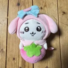 ちいかわ×マイメロ デスクトップから見守るひっかけぬいぐるみ