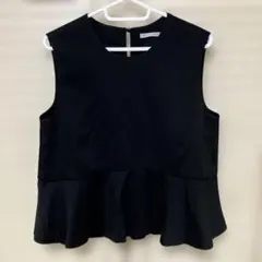 KBF ノースリーブ トップス ブラック　ONE SIZEのサムネイル