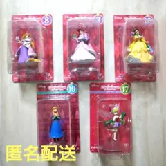 ディズニー　オーナメントくじ　ラプンツェル　アリエル　ベル　ティンカーベル　アナ
