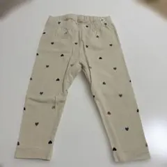 GAP ハート柄パンツ ベージュ80サイズ
