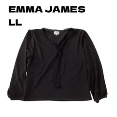 EMMA JAMES espritmur ブラウス ブラック LL 古着のサムネイル
