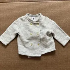 PETIT BATEAU グレー カーディガン