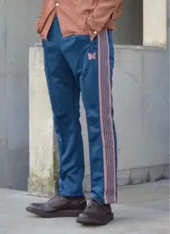 ニードルス21ss トラックパンツ ティールグリーン - メルカリ