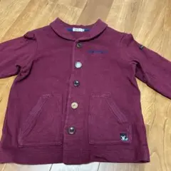 DOUBLE.B カーディガン 130サイズ ワインレッド