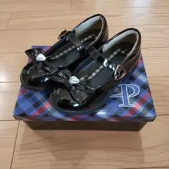 黒リボン付きフォーマルシューズ [サイズ:17.0]