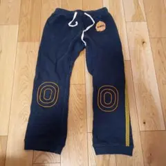 ブーフーウー　ダークブルー ロングパンツ 膝刺繍