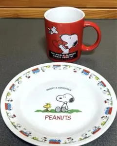 【非売品】スヌーピー マグカップと皿 セット