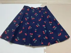 さくらんぼ　スカート フレアスカート