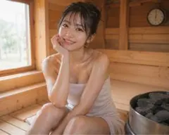 AI美女L版 サウナ グラビア写真 高画質