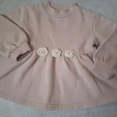 branshes 裏起毛トレーナーチュニック90サイズ