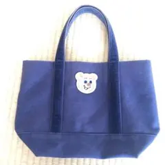 ネイビー トートバッグ