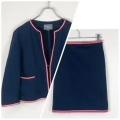 49AV. ジュンコシマダ ノーカラージャケット タイトスカート セットアップ