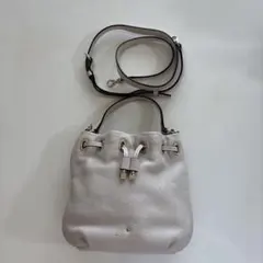 ケイトスペード　ライトピンクレザー バケットバッグ