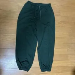 ダークグリーン スウェットパンツ フリーサイズ