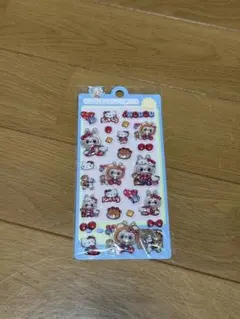 ラブブ　コラボ　キティキャラクターシール 2枚セット　LABUBU