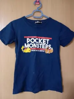 【子ども服】ポケモンラバープリント Tシャツ 140サイズ ネイビー