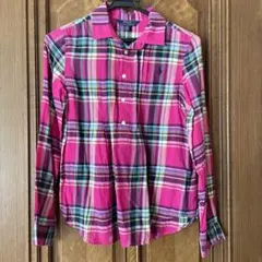 Polo Ralph Lauren 長袖シャツ 14号 ピンク系