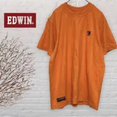 JEANS EDWIN エドウィン♡刺繍ロゴ ジェンダーフリー 男女兼用 M