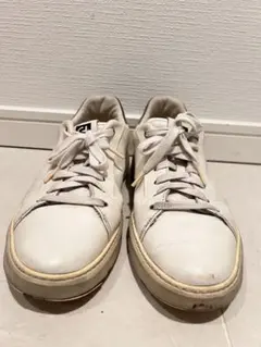 COLE HAAN ホワイトレザー スニーカー グランドプロ トップスピン