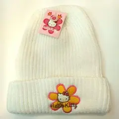 レトロ キティ 　ニット帽　 1997年製 　新品未使用 　美品