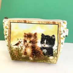 ハンドメイド ころりんミニミニポーチ コヤンイサムチョン☆両面ルミ