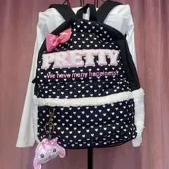 Y2K 平成　原宿　ギャル　もこもこリュック　おまけ付　山ガール　姫カジ