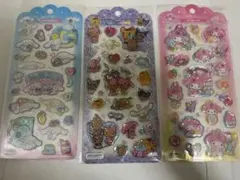 サンリオ　ドロップジェリーシール3枚セット