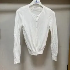 earth music&ecology ホワイト カーディガン S