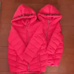 h&m キッズ フード付きコート2着セット