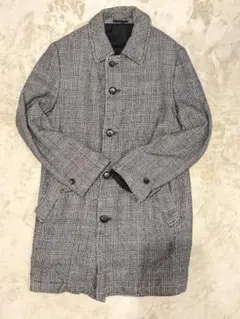COMME des GARÇONS チェスターコート Mサイズ グレー　縮絨