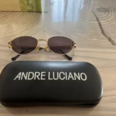 ANDRE LUCIANO サングラス ゴールド/ブラウンのサムネイル