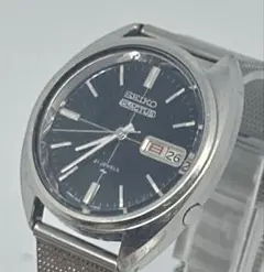 SEIKO5ACTUS 自動巻 7019-8010 文字盤ブラック デイデイト - メルカリ