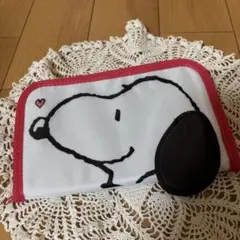 ★美品　スヌーピー家計管理マルチケース★通帳ケース/カード収納/パスポートケース