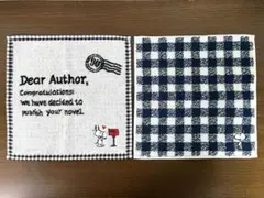 ピーナッツ　スヌーピー タオルハンカチ２枚セット