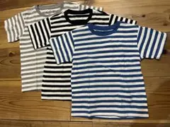 無印良品　キッズ　半袖Tシャツ　120サイズ　新品　3枚セット