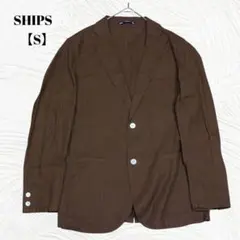 美品✨️SHIPS　シップス【S】コットンリネン テーラードジャケット
