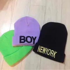 ニット帽3点セット